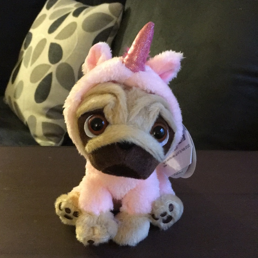 NWT unicorn pug plush